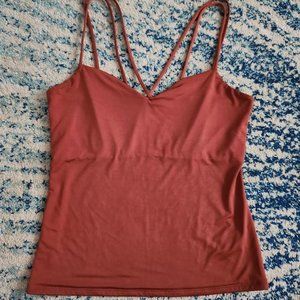 Express Silky Rust Color Tank Top